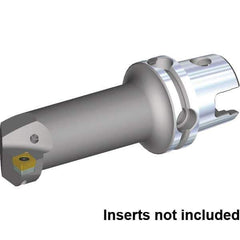 Kennametal - Left Hand Cut, 50mm Min Bore Diam, Size KM4X63 Steel Modular Boring Cutting Unit Head - 114.05mm Max Bore Depth, Through Coolant, Compatible with CC.. 432, CC.. 120408 - Eagle Tool & Supply