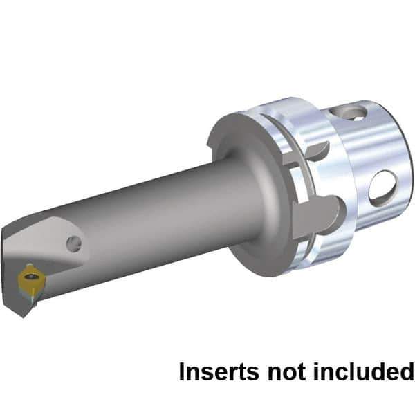 Kennametal - Right Hand Cut, 40mm Min Bore Diam, Size KM4X63 Steel Modular Boring Cutting Unit Head - 112.27mm Max Bore Depth, Through Coolant, Compatible with DC..3252, DC.. 11T308 - Eagle Tool & Supply