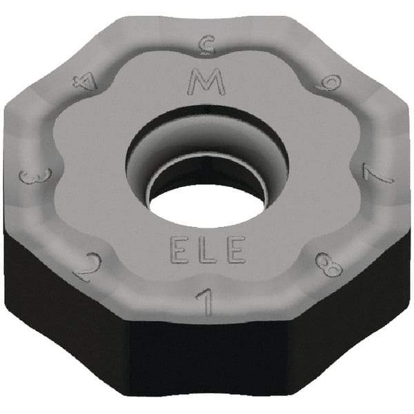 Kennametal - ONGX64 LE Grade KCK20 Carbide Milling Insert - TiN Finish, 5.81mm Thick, 20mm Inscribed Circle, 0.8mm Corner Radius - Eagle Tool & Supply