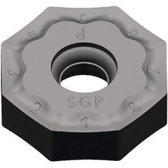 Kennametal - ONPX645 GP Grade KCPK30 Carbide Milling Insert - Al2O3 Finish, 5.81mm Thick, 20mm Inscribed Circle, 0.8mm Corner Radius - Eagle Tool & Supply
