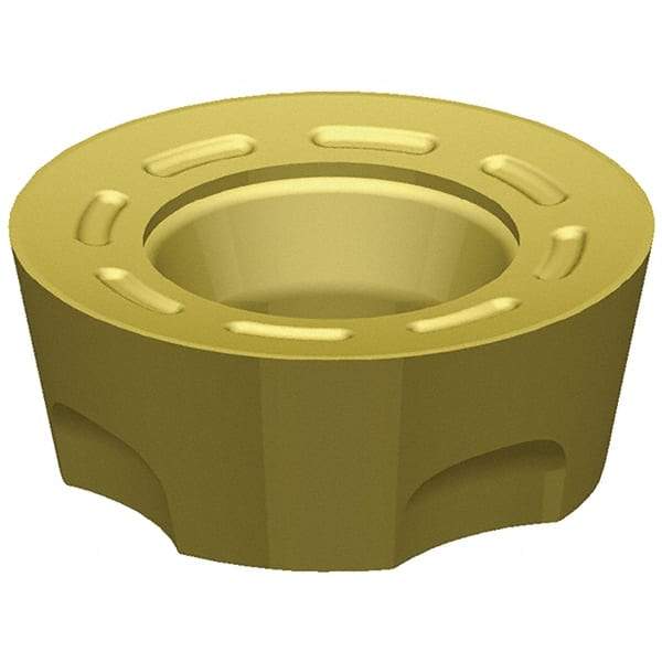 Kennametal - RPHT10T3 442X4 Grade KCSM40 Carbide Milling Insert - TiN Finish, 3.96mm Thick, 10mm Inscribed Circle - Eagle Tool & Supply