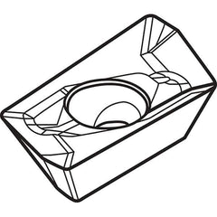 Kennametal - EDCT1808 GD Grade KCPM40 Carbide Milling Insert - AlCrTiN Finish, 5.5mm Thick, 1/32" Corner Radius - Eagle Tool & Supply