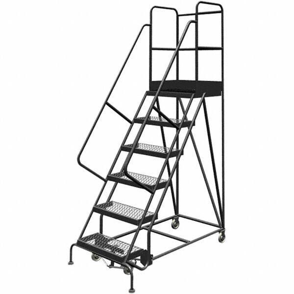 TRI-ARC - Rolling & Wall Mounted Ladders & Platforms Type: Rolling Warehouse Ladder Style: Rolling Platform Ladder - Eagle Tool & Supply