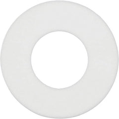 Value Collection - 3-1/2" Pipe, 4" ID x 6-3/8" OD Flange Gasket - PTFE Plastic, White, 1/8" Thick - Eagle Tool & Supply
