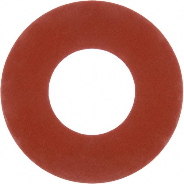 Value Collection - 3" Pipe, 3-1/2" ID x 5-3/8" OD Flange Gasket - Silicone Rubber, Red, 1/8" Thick - Eagle Tool & Supply