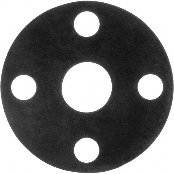 Value Collection - 12" Pipe, 12-3/4" ID x 19" OD Flange Gasket - Viton Rubber, Black, 1/16" Thick - Eagle Tool & Supply
