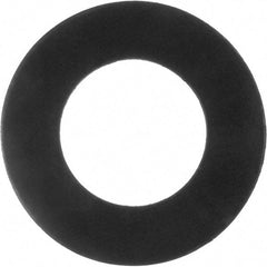 Value Collection - 3" Pipe, 3-1/2" ID x 5-7/8" OD Flange Gasket - Viton Rubber, Black, 1/16" Thick - Eagle Tool & Supply