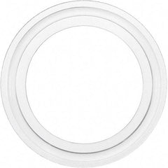 Value Collection - 1-1/2", Clamp Style, Sanitary Silicone Pipe Gasket - Tube OD Connection - Eagle Tool & Supply