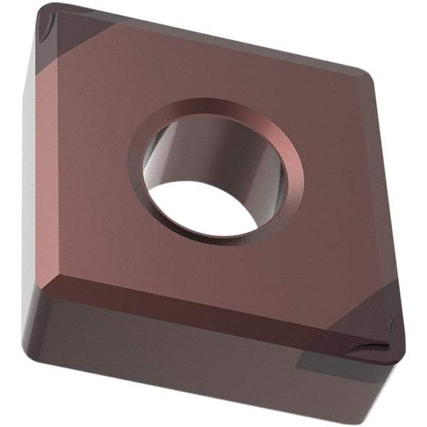 Seco - CNGM120408 Grade CH2540 PCBN Turning Insert - TiSiN Finish, Parallelogram, 1/2" Inscr Circle, 4.76mm Thick, 0.03" Corner Radius - Eagle Tool & Supply