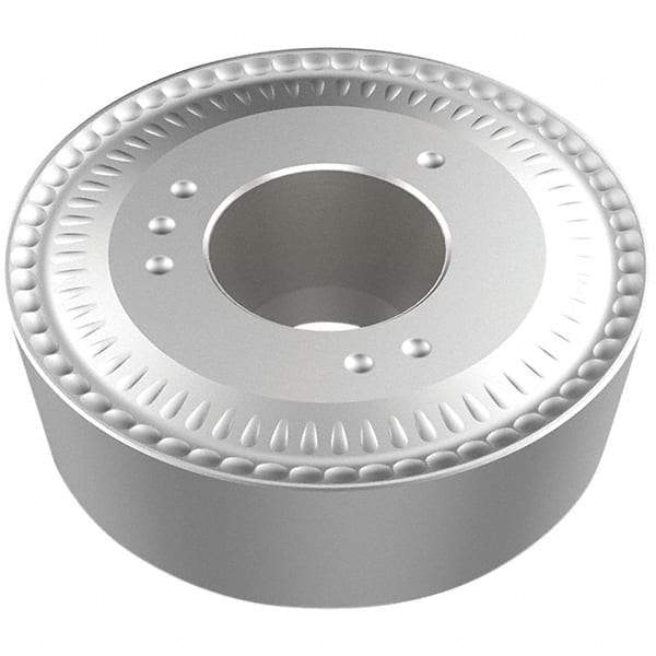 Seco - RCMX200600 R3 Grade TP1501 Carbide Turning Insert - Ti(C/N)/Al2O3/TiN Finish, Round, 20mm Inscr Circle, 1/4" Thick, 10mm Corner Radius - Eagle Tool & Supply