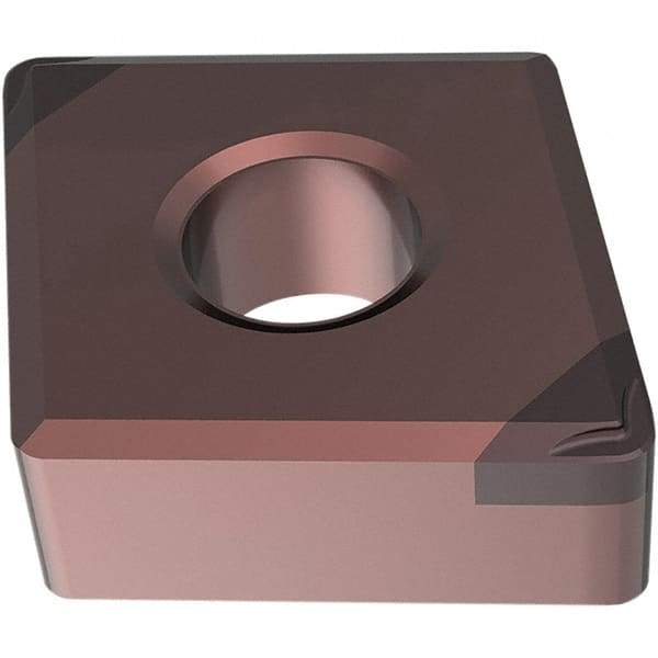 Seco - CNGM120408 Grade CH2540 PCBN Turning Insert - TiSiN Finish, Parallelogram, 1/2" Inscr Circle, 4.76mm Thick, 0.03" Corner Radius - Eagle Tool & Supply