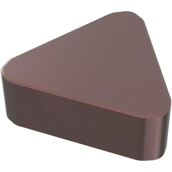 Seco - TNGX222 Grade CH2540 PCBN Turning Insert - TiSiN Finish, Triangle, 1/4" Inscr Circle, 3.18mm Thick, 0.03" Corner Radius - Eagle Tool & Supply