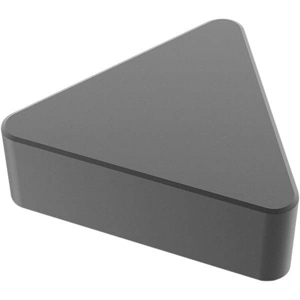 Seco - TNGN223 Grade CBN150 PCBN Turning Insert - Uncoated, Triangle, 1/4" Inscr Circle, 3.18mm Thick, 0.05" Corner Radius - Eagle Tool & Supply