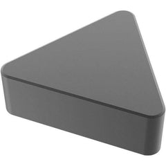 Seco - TNGN222 Grade CBN150 PCBN Turning Insert - Uncoated, Triangle, 1/4" Inscr Circle, 3.18mm Thick, 0.03" Corner Radius - Eagle Tool & Supply