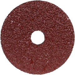 Norton - 9-1/8" Diam 5/8-11 Threaded Hole 24 Grit Fiber Disc - Very Coarse Grade, Aluminum Oxide, 6,600 Max RPM, Series F240 - Eagle Tool & Supply