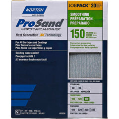 Norton - Sanding Sheets Abrasive Material: Aluminum Oxide Grade: Fine - Eagle Tool & Supply