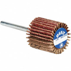 Norton - 3/4" Diam x 5/8" Face Width, Fine Aluminum Oxide Coated Mounted Flap Wheel - Eagle Tool & Supply