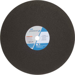 Norton - 16 x 5/32, 1" Hole 24 Grit Zirconia Alumina Cutoff Wheel - Eagle Tool & Supply