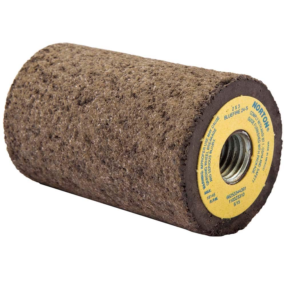 Norton - Cones & Plugs Maximum Diameter (Inch): 2 Head Thickness (Inch): 3 - Eagle Tool & Supply