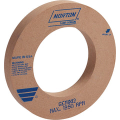 Centerless & Cylindrical Grinding Wheels; Wheel Diameter (Inch): 24; Wheel Width (Inch): 2; Hole Size (Inch): 12; Wheel Type Number: Type 1; Abrasive Material: Aluminum Oxide; Maximum Rpm: 1350; Grade: Fine; Wheel Hardness: I; Bond Type: Vitrified; Recess