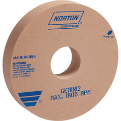 Norton - Centerless & Cylindrical Grinding Wheels Wheel Diameter (Inch): 16 Wheel Width (Inch): 3 - Eagle Tool & Supply