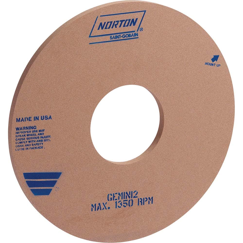 Norton - Centerless & Cylindrical Grinding Wheels Wheel Diameter (Inch): 16 Wheel Width (Inch): 1 - Eagle Tool & Supply