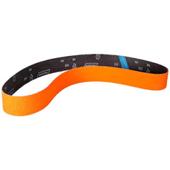 Norton - 1" Wide x 42" OAL, 100 Grit, Ceramic Abrasive Belt - Eagle Tool & Supply