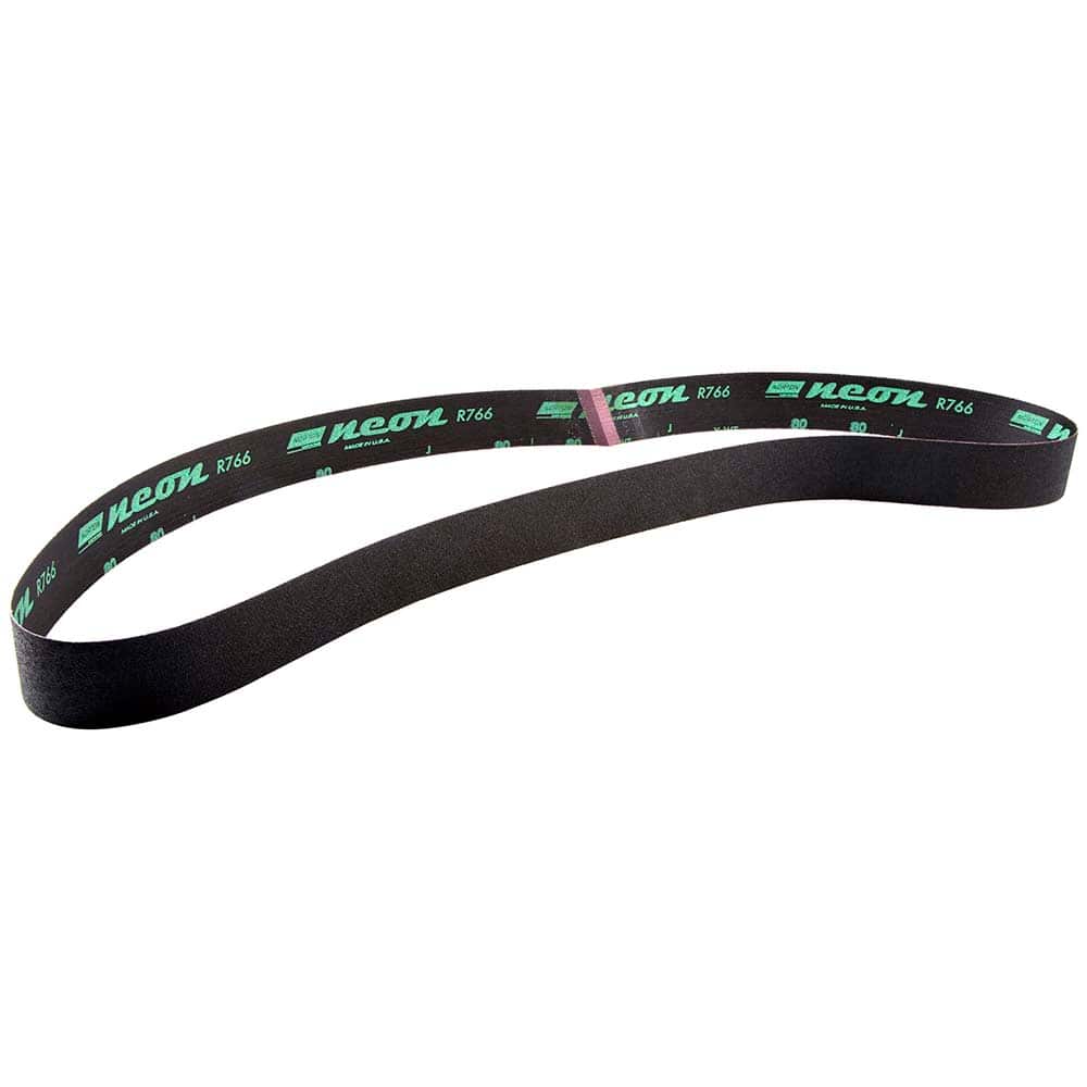 Norton - 2" Wide x 72" OAL, 36 Grit, Aluminum Oxide Abrasive Belt - Eagle Tool & Supply