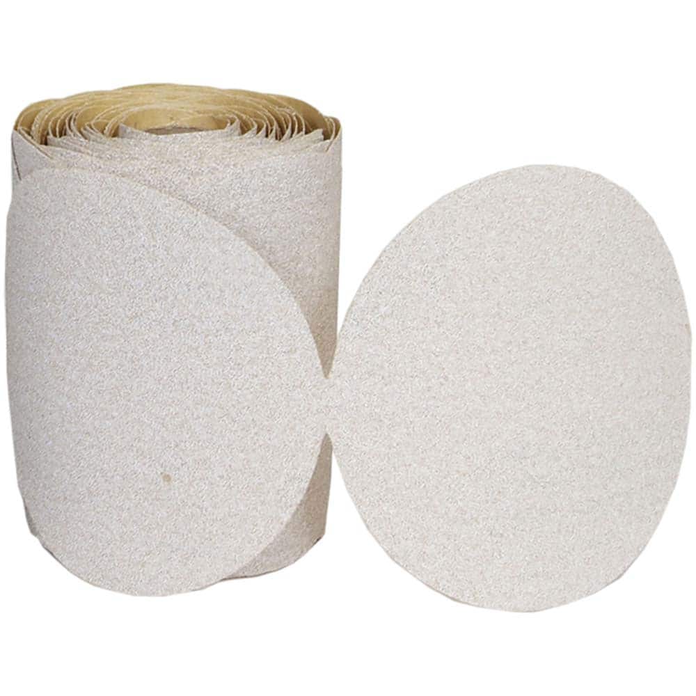 Norton - 5" Diam, 180 Grit Aluminum Oxide Adhesive PSA Disc - Eagle Tool & Supply