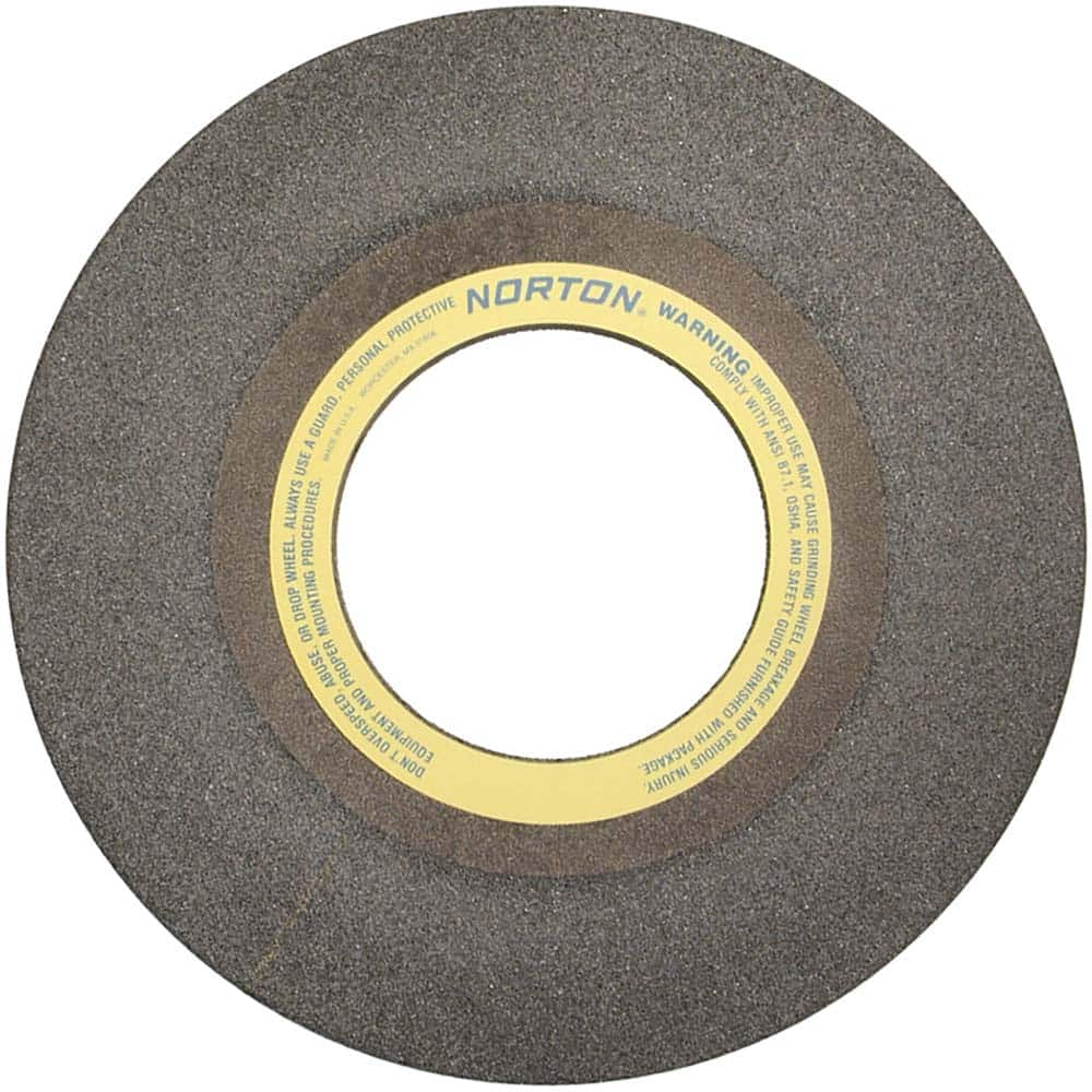 Tool & Cutting Grinding Wheel: 24″ Dia, 12 Grit, R Hardness, Type 1 Zirconia Alumina, Coarse, 1,990 Max RPM