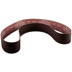 Norton - 4" Wide x 36" OAL, 80 Grit, Aluminum Oxide Abrasive Belt - Eagle Tool & Supply