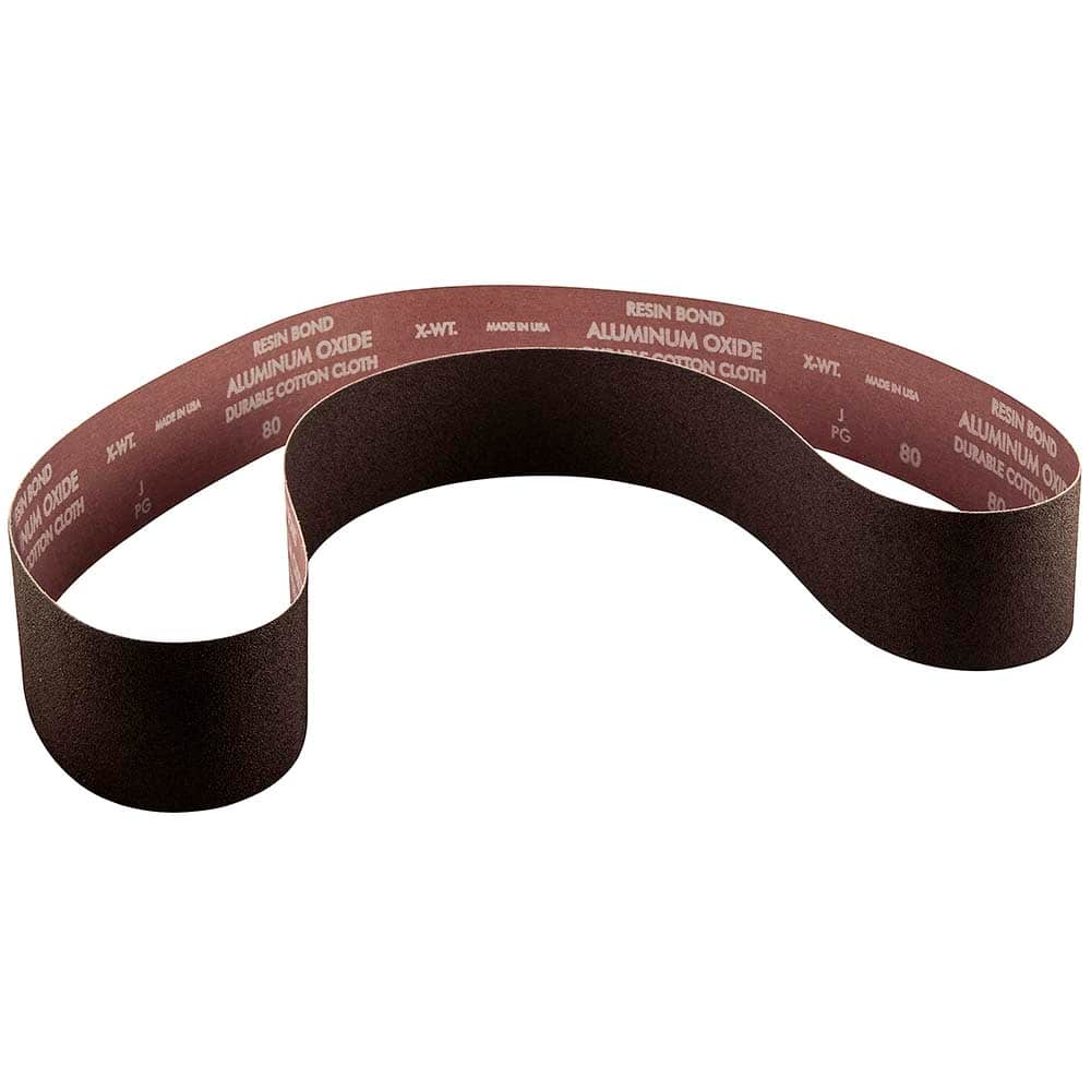 Norton - 4" Wide x 36" OAL, 50 Grit, Aluminum Oxide Abrasive Belt - Eagle Tool & Supply