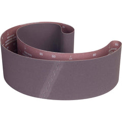 Norton - 6" Wide x 89" OAL, 80 Grit, Aluminum Oxide Abrasive Belt - Eagle Tool & Supply