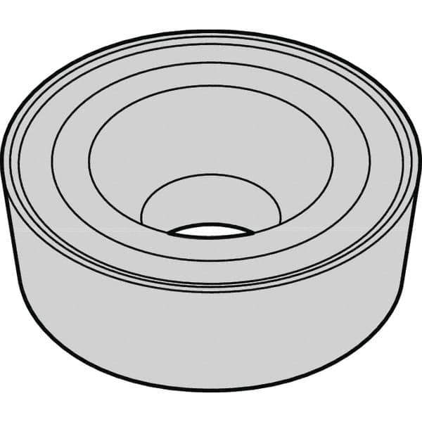 Kennametal - RCMH64 K Grade KCP10B Carbide Turning Insert - TiOCN Finish, Round, 3/4" Inscr Circle, 1/4" Thick, 0.0312" Corner Radius - Eagle Tool & Supply