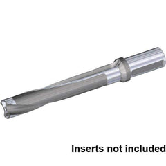Kennametal - KSEM Plus Series, FDS90 Head Connection, 5xD, 2" Shank Diam, Drill Body - 562mm Body to Flange Length, SSF Toolholder, 88mm Nose Diam, 562mm Drill Body Length, 450mm Flute Length - Eagle Tool & Supply