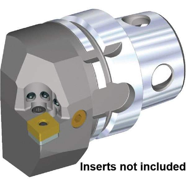 Kennametal - Left Hand Cut, Size KM4X63, CN..543 & CN.. 160612 Insert Compatiblity, Internal Modular Turning & Profiling Cutting Unit Head - 43mm Ctr to Cutting Edge, 70mm Head Length, Through Coolant, Series KM4X - Eagle Tool & Supply