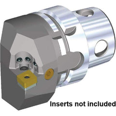 Kennametal - Left Hand Cut, Size KM4X63, CN..543 & CN.. 160612 Insert Compatiblity, Internal Modular Turning & Profiling Cutting Unit Head - 43mm Ctr to Cutting Edge, 70mm Head Length, Through Coolant, Series KM4X - Eagle Tool & Supply