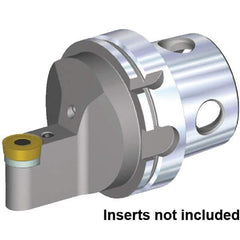 Kennametal - Neutral Cut, Size KM4X100, RCMT2006M0 Insert Compatiblity, External Modular Turning & Profiling Cutting Unit Head - 10mm Ctr to Cutting Edge, 100mm Head Length, Through Coolant, Series Fix-Perfect - Eagle Tool & Supply