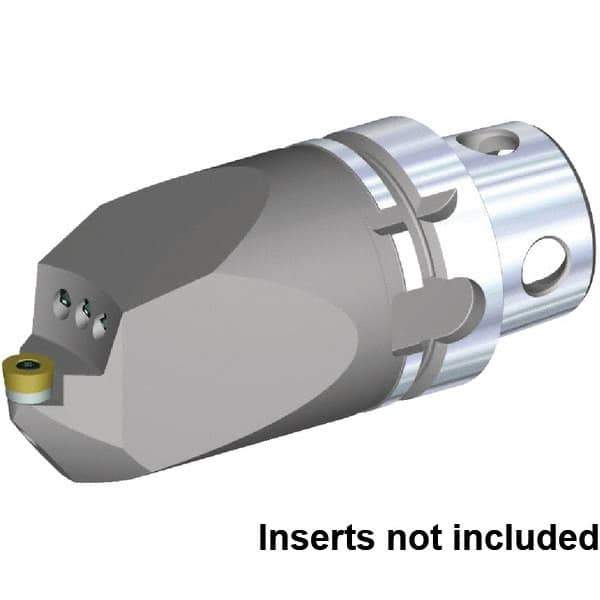 Kennametal - Neutral Cut, Size KM4X63, RC.. 1204M0 Insert Compatiblity, External Modular Turning & Profiling Cutting Unit Head - 115mm Head Length, Through Coolant, Series KM4X - Eagle Tool & Supply