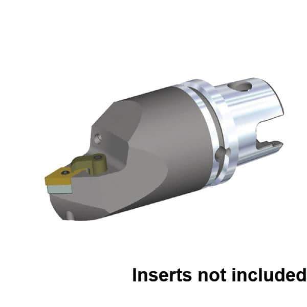 Kennametal - Right Hand Cut, Size KM63XMZ, DN.. 150608 & DN.. 442 Insert Compatiblity, Internal Modular Turning & Profiling Cutting Unit Head - 115mm Head Length, Through Coolant, Series Kenloc - Eagle Tool & Supply