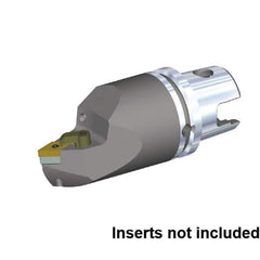 Kennametal - Right Hand Cut, Size KM63XMZ, DN.. 150608 & DN.. 442 Insert Compatiblity, Internal Modular Turning & Profiling Cutting Unit Head - 115mm Head Length, Through Coolant, Series Kenloc - Eagle Tool & Supply