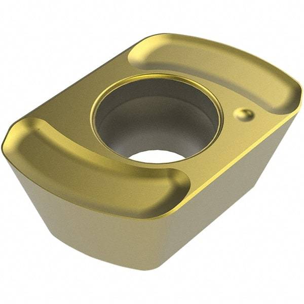 Seco - LPKT09T420 ME08 Grade F40M Carbide Milling Insert - TiAlN Finish, 4.76mm Thick, 2mm Corner Radius - Eagle Tool & Supply