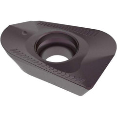 Seco - XOMX120431 ME08 Grade MP2050 Carbide Milling Insert - TiAlN/TiSiN Finish, 5.07mm Thick, 3.1mm Corner Radius - Eagle Tool & Supply