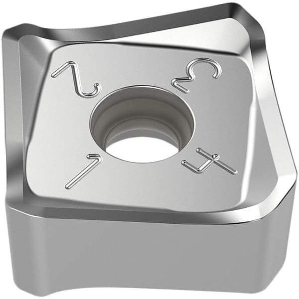 Seco - SNMX2209 M12 Grade MS2050 Carbide Milling Insert - TiAlN/NbN Finish, 8.79mm Thick, 22mm Inscribed Circle, 2mm Corner Radius - Eagle Tool & Supply