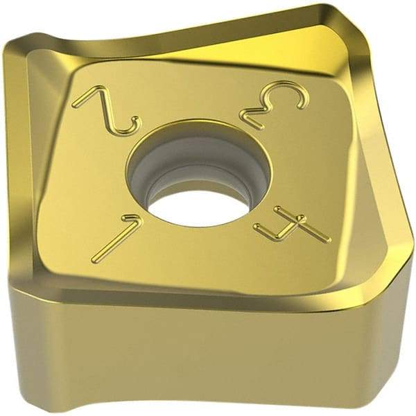 Seco - SNMX2209 ME12 Grade F40M Carbide Milling Insert - TiAlN Finish, 8.81mm Thick, 22mm Inscribed Circle, 2mm Corner Radius - Eagle Tool & Supply