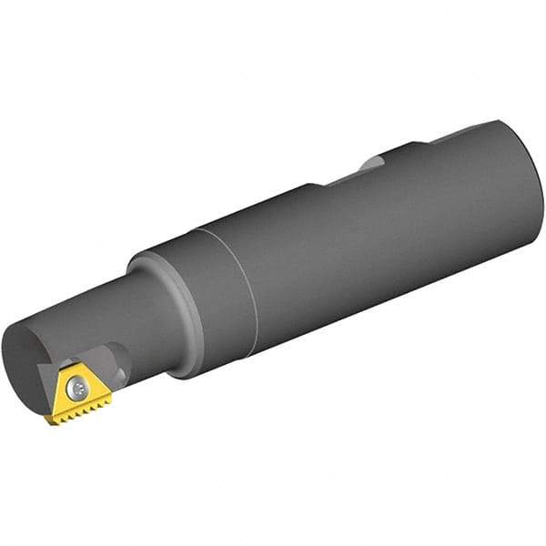 Vargus - 1.654" Cut Diam, 1.77" Max Depth of Cut, 1-1/4" Shank Diam, Internal/External Indexable Thread Mill - Insert Style 5, 5/8" Insert Size, 2 Inserts, Toolholder Style TMNC, 4.646" OAL - Eagle Tool & Supply