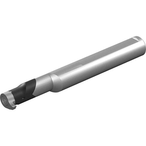 Vargus - Internal Thread, Right Hand Cut, 16mm Shank Width x 15mm Shank Height Indexable Threading Toolholder - 129.7mm OAL, V16TH Insert Compatibility, CV Toolholder, Series Mini-V Reinforced - Eagle Tool & Supply