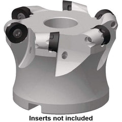 Kennametal - 40mm Cut Diam, 5mm Max Depth, 22.01mm Arbor Hole, 6 Inserts, RP.. 10T3 Insert Style, Indexable Copy Face Mill - 7713VR10 Cutter Style, 38,500 Max RPM, 40mm High, Through Coolant, Series 7713 - Eagle Tool & Supply