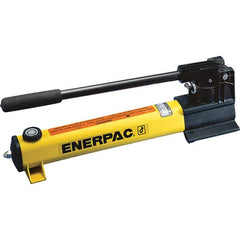 Enerpac - Manual Hydraulic Pumps Number of Stages: 2.000 Oil Volume Per Stroke (Cu. In.): 0.99 - Eagle Tool & Supply