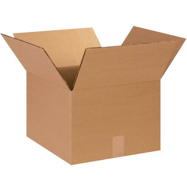 Made in USA - Pack of (15), 14" Wide x 14" Long x 12" High Heavy-Duty Corrugated Boxes - Eagle Tool & Supply